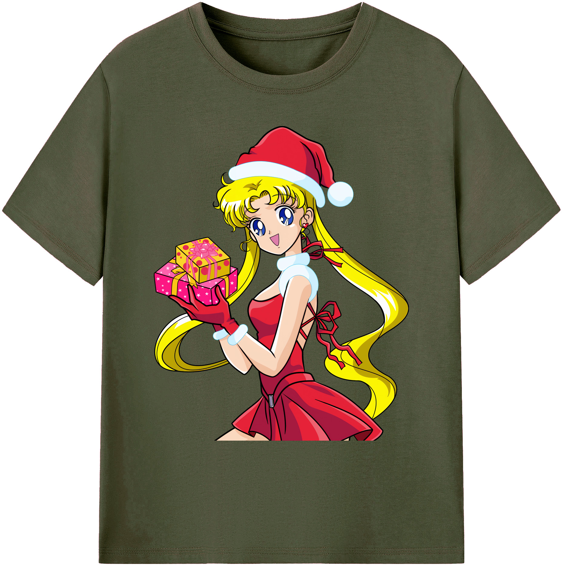 （画像用） 美少女戦士セーラームーン 月野 うさぎ つきの うさぎ Sailor Moon Tsukino Usagi 綿100％ メンズ半袖Tシャツ｜肌触りやわらか＆通気性